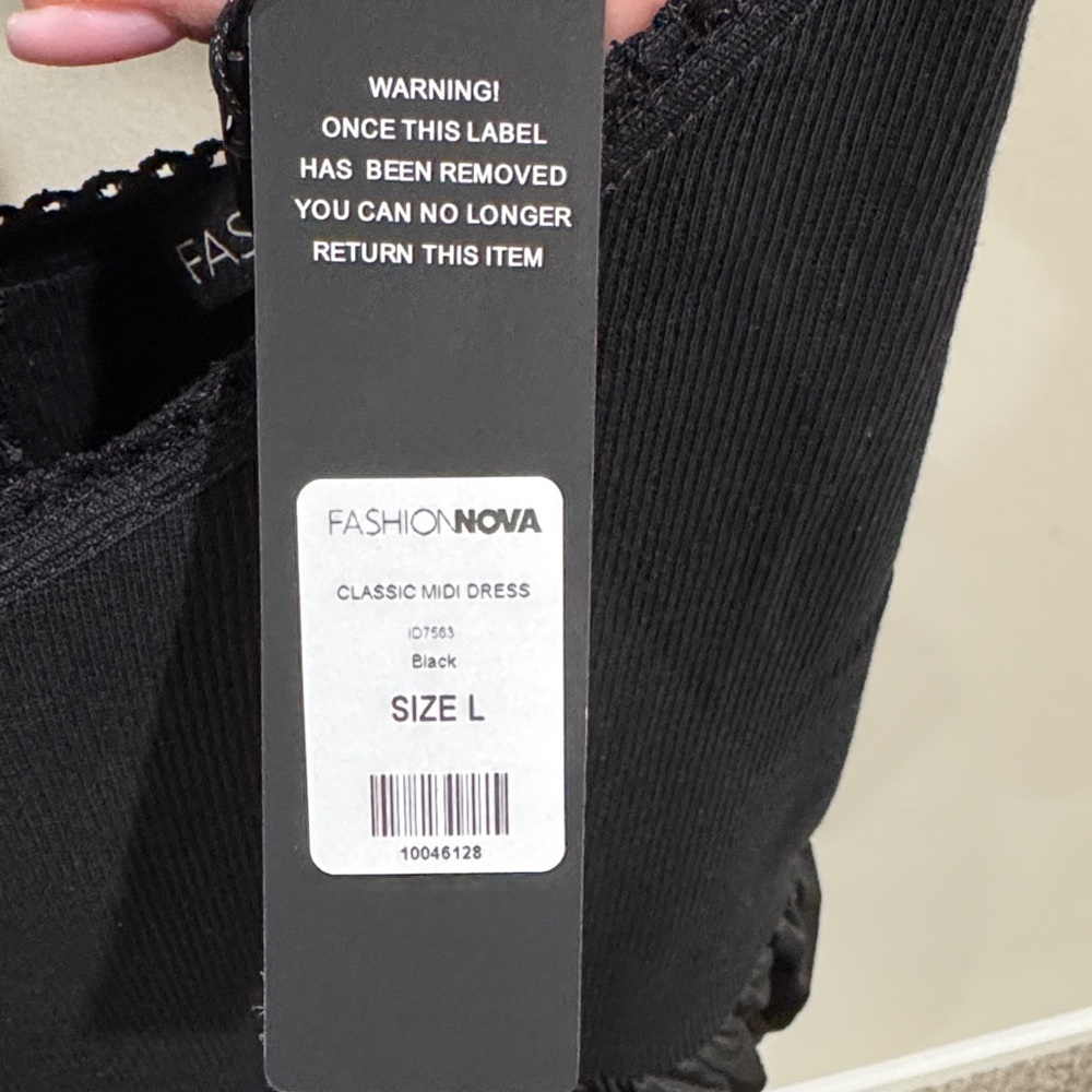 Fashion nova black dress - Picture 5 of 6